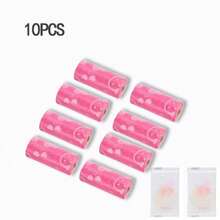 12/8/1 Roll Dog Poop Bags, Thick Compostable Pet Waste Bags, Durable Disposable Dog Poop Bags, Cute Pet Waste Bags Suitable For Walking Dogs Outdoors - Multicolor - View 10
