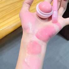 Bộ phấn má hồng dạng kem và son bóng màu hồng nhạt, bộ trang điểm lâu trôi dưỡng ẩm, màu hồng dịu nhẹ dùng hàng ngày. - Nhiều màu - Xem 6