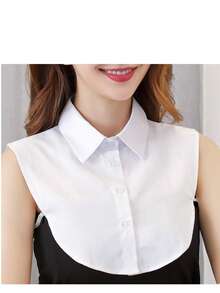 1pc Luxury Faux Collar, Versatile Undershirt Detachable Collar, Women Sweatshirt Sweatshirt Decoration, Suitable For Spring And Autumn - Multicolor - View 2