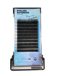 Cartoon-Style Wet Pointy Eyelash Kit (10 Rows)|8~12mm D Curl, Reusable Doll Lashes For Beginners - View 3