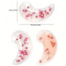 Bộ 2/4 miếng mặt nạ mắt lạnh vị dâu tây tái sử dụng, mặt nạ mắt làm mát bằng đá, chườm nóng/lạnh, chống mệt mỏi, đa năng, nhỏ gọn và dễ mang theo. - Nhiều màu - Xem 5