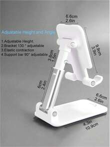 360°旋转可折叠手机支架，可调节桌面手机支架底座，兼容 15/15 Pro/15 Pro Max/14/13 Mini/13/13 Pro Max/12 Mini/12/12 Pro/12 Pro Max/11/11 Pro/11 Pro Max/Xs/Xs Max/XR/X/8/7、Galaxy S22 Ultra/S22+/S22/S21/S21+/S20/S20 Ultra/S10/S10+/S9/S9+、Galaxy Note 30/20+/10+/10/30s/4 A90/5 A60/5 A80、Switch及所有智能手机 - 白色 - 查看 9