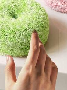 Cepillo de limpieza para cocina y baño, estropajo para fregadero, herramienta de limpieza para lavabo con gancho - Multicolor - Ver 3