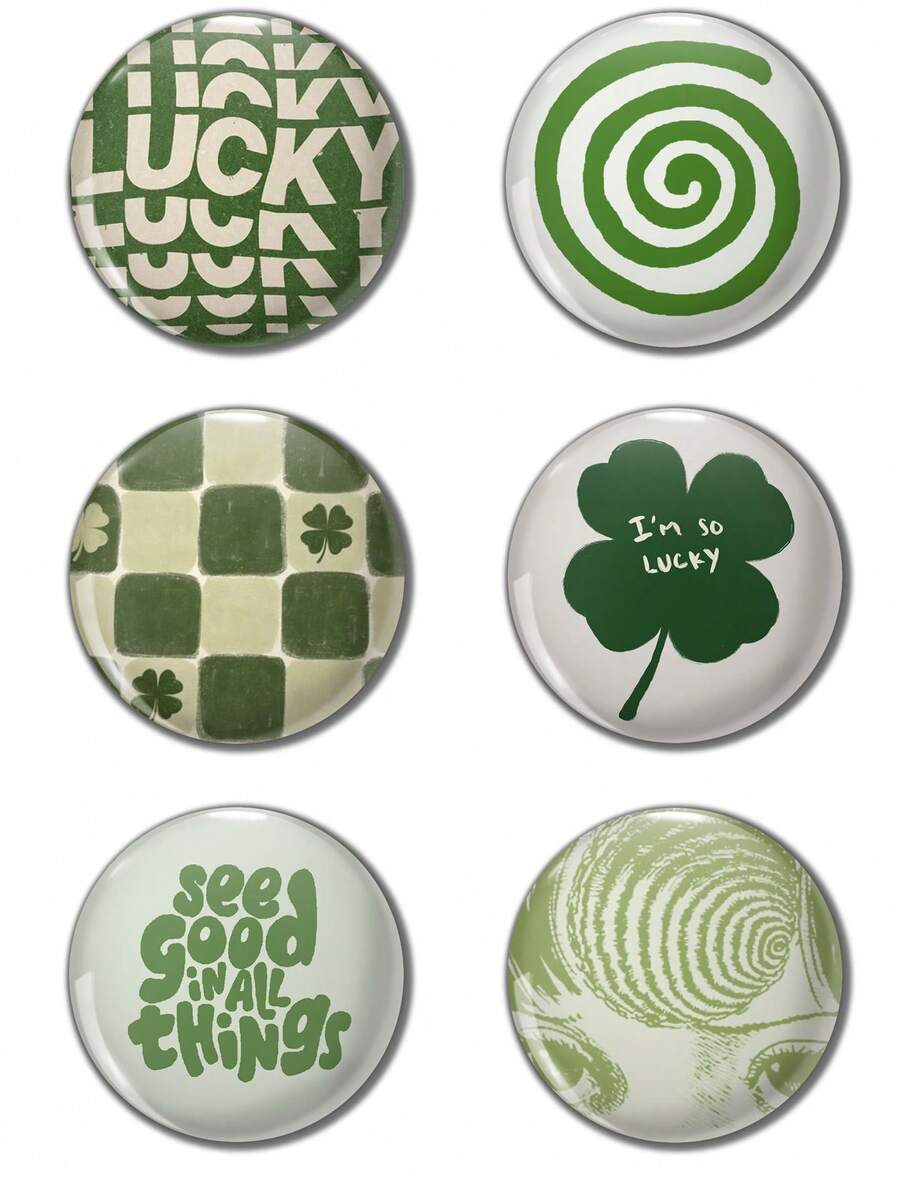 Funny Pattern Badge Brooch, Women's Badge, Pin Brooch, Bag Pendant, Clothing Accessory, Interesting Gift For Friends, Family, Teachers And Classmates - Multicolor - View 1