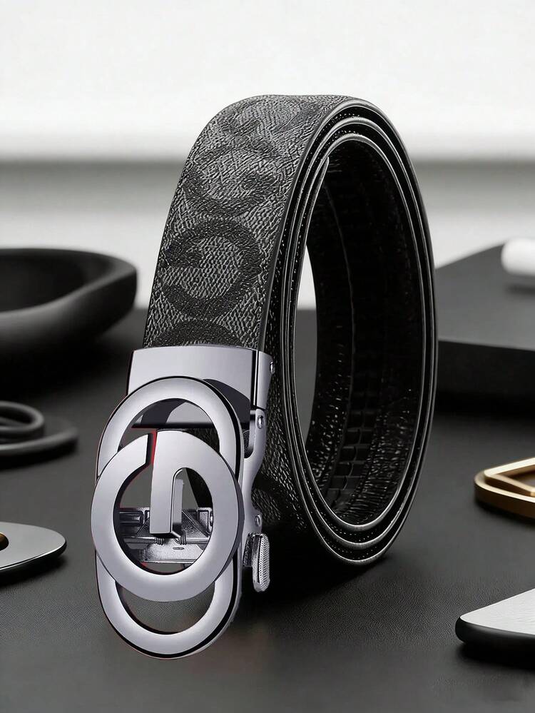 Men's Automatic Buckle Belt, Luxury Casual Fashion Versatile Pure