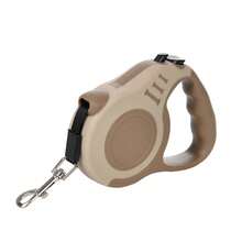 1pc 3 Meters/5m Retractable Pet Leash, Dog Outdoor Walking Leash, Automatic Extending Dog Leash, Suitable For Small & Medium Dogs, Gift For Dog Lovers - Brown - View 9