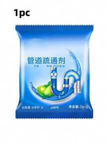 100/50pcs Powerful Sink & Drain Clog Remover Powder - Fast Acting Pipe Cleaner For Kitchen, Bathroom, Shower - Dissolves Hair, Grease, And Food Buildup - Powdery - View 11