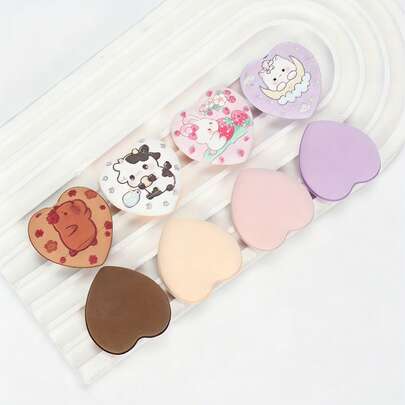 20/5支装花形指套粉扑，化妆海绵，特别适合遮盖局部瑕疵和斑点，更适合精准修饰眼周、鼻梁和嘴角轮廓。遇水膨胀，干湿两用。适合所有肤质。