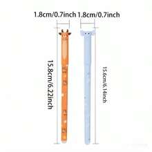 Bộ 20 bút bi gel hình động vật có thể xóa được, bao gồm 8 bút với nhiều màu mực khác nhau, 12 ruột bút thay thế, thích hợp để viết, vẽ, tô màu, vẽ nguệch ngoạc, có thể dùng làm phần thưởng cho học sinh hoặc quà tặng nhân dịp năm học mới. - Bộ - Xem 7