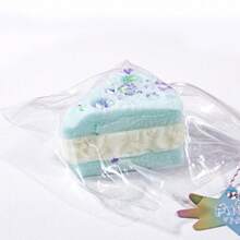 1个新款创意减压三角奶酪挤压玩具，逼真奶酪质感，慢回弹，缓解压力，舒缓情绪，礼品，节日礼物，生日礼物，完美礼物 - 彩色 - 查看 10