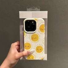 1 pieza de funda para teléfono con material TPU, diseño lindo de un pequeño sol cálido, compatible con iPhone/teléfonos, teléfonos móviles, bolsos, accesorios para móviles, fundas para teléfonos, decoración de interiores, accesorios, fundas transparentes para teléfonos, verano, correas para teléfonos, fundas para teléfonos de hombre, fundas negras para teléfonos, fundas rosas para teléfonos, funda para móvil para hombre, funda para móvil para mujer, protección para teléfonos móviles, accesorios de playa, adornos de fresa, fundas protectoras para teléfonos. - Estilo (1 pieza) - Ver 5