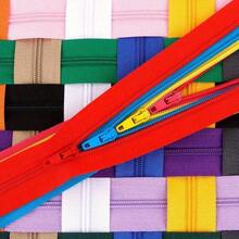 50pcs Black & White Nylon Zippers, Suitable For Sewing Crafts, 2 Colors Assorted - H - View 3