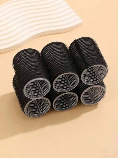 6/2 件套大号卷发棒套装，自粘式卷发棒，适用于长/中/短发和刘海，DIY 卷发工具，无需加热，美发造型产品及配件，适用于沙龙、美容院、返校季，卷发棒，卷发梳，美发美容家居卧室装饰旅行配件