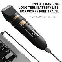 三合一可充电男士电动理发器套装 - 电动理发器 + 电动剃须刀 + 鼻毛修剪器，修容工具，理发套装，居家/旅行两用，送给父亲、丈夫、儿子、兄弟的礼物 - 查看 6