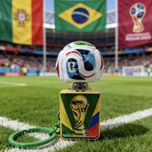 FIFA FIFA 1p'c's2026World Cup Keychain With Sound And Light Effects, Trophy Souvenir, Creative Pendant And Small Gift For Football Fans,Essential Items For Football Fans, Good Gifts For Giving - 1 YEAR - View 4
