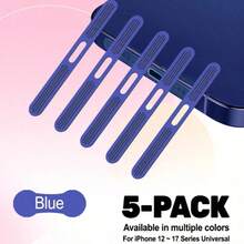 XINHONGYU Bộ 5 miếng ốp bảo vệ loa bằng kim loại, phù hợp với dòng 17 Pro Max/17 Air/16 Pro Max/16/15/14/13/12, được làm từ chất liệu kim loại bền chắc, có các màu: Đen/Bạc/Cam vũ trụ/Vàng/Xanh lá cây/Đỏ/Xanh dương/Tím/Titan sa mạc, v.v. - Nhiều màu - Xem 17