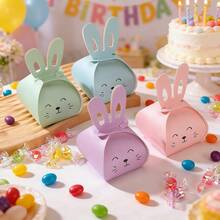 Hộp kẹo hình thỏ hoạt hình 12 chiếc, quà sinh nhật cho trẻ em. - Hộp - Xem 2