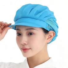 1 chiếc mũ đầu bếp, mũ nấu ăn, mũ phục vụ thực phẩm, lưới che tóc. - Nhiều màu - Xem 7