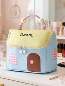 Túi đựng mỹ phẩm chống thấm nước, dung tích lớn, nhiều ngăn, kiểu dáng mới năm 2026, túi đựng đồ trang điểm du lịch di động dành cho phụ nữ. - Xem 12