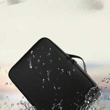 Grande capacité Mallette de maquillage professionnelle, convient pour valise à roulettes, sac à bandoulière/sac à dos multifonctionnel, boîte de rangement pour cosmétiques d'artiste maquilleur, organisateur de soins de beauté et de manucure - Voir 2