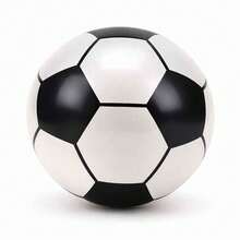 Pelota con Diseño de Fútbol Clásico - Blanco - Ver 1