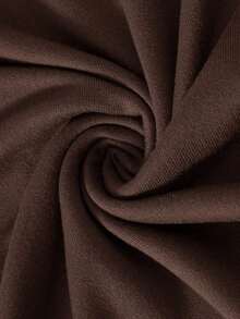 BASICS 4pcs/Set Women Solid Color Knit Bodysuit, Casual Style Brown/Summer - Nhiều màu - Xem 10