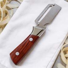 2pcs Stainless Steel Multifunctional Vegetable Peeler And Bottle Opener - Labor-Saving And Convenient Kitchen Tool, Suitable For Right-Handed Use, Suitable For Various Vegetables And Fruits, Exquisite Gift For 32 Festivals TY7G - Black - View 6