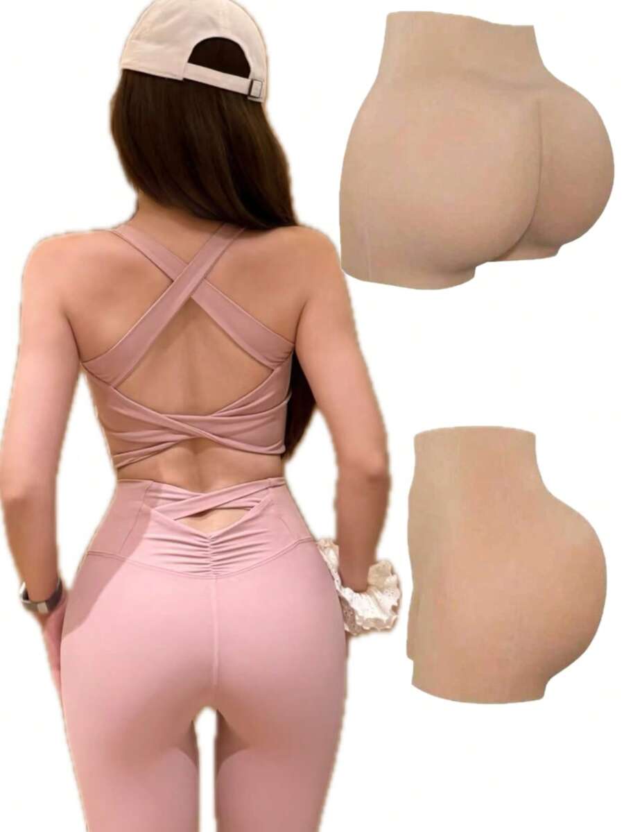 Butt Lift Padded Panties, Natural Peach Butt, Seamless Shaping Waist Trainer, Booty Enhancer For Women - Beige - View 1
