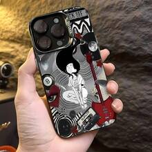 Marceline, collage gótico, blanco, negro y rojo.funda de teléfono Fundas compatibles con Samsung,Apple,VIVO,OPPO,Motorola,Google,Xiaomi y Honor.Fabricadas en silicona TPU,ofrecen protección contra golpes y caídas. - Negro - Ver 4