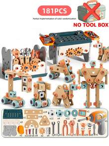 Kids Tool Set Toy, DIY Screwing Disassembly & Assembly, Pretend Play Simulation Screwdriver Toolbox, Educational Toys For Boys & Girls, Christmas Gift - Multicolor - View 15