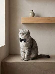 PETSIN 1pcPet Bowtie Necktie Bowknot Wedding Neck Bib False Collar - Multicolor - View 5