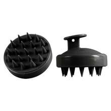 Shampoo Brush, Scalp Massager, Hair Washing Brush, Plastic Hair Brush - Black - View 1