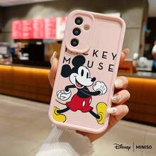 Miniso 名创优品迪士尼米奇“米奇”TPU手机壳，适用于三星S26 Ultra/S26 Edge/S26 Plus/S26/S25 Ultra/S25 Plus/S25/S25FE/S25Edge/S24 Ultra/S24 Plus/S24/S24FE/S23FE/S23 Ultra/S23 Plus/S23/S22 Ultra/S22 Plus/S22/S21 Ultra/S21 Plus/S21/A15/A16/A17/A23/A24/A25/A26/A33/A34/A35/A36/A52/A53/A54/A55/A56/A71/A72/A73，圣诞礼物送给女朋友 - 黑色 - 查看 4