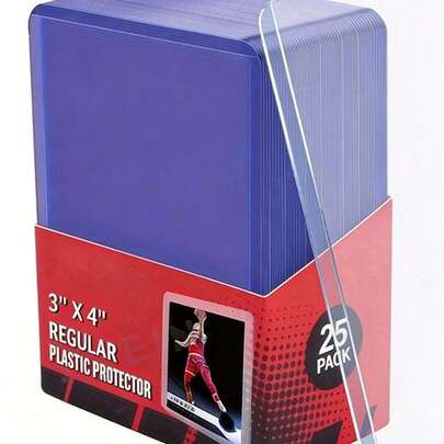 Bộ 3/5/10/20/30/50 bao đựng thẻ bóng chày - Được làm từ chất liệu nhựa cứng với lớp màng bảo vệ thẻ chất lượng cao. Thích hợp cho các hộp đựng thẻ giao dịch, phù hợp với các thẻ trò chơi thể thao bóng chày và bóng đá.