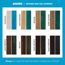 Lime Crime Unicorn Hair Dye Full Coverage, Anime (Candy Blue) - Vegan And Cruelty Free Semi-Permanent Hair Color Conditions &Amp; Moisturizes - Temporary Blue Hair Dye With Sugary Citrus Vanilla Scent - ColorA - 查看 5