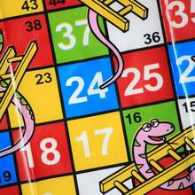 PLASTIC Snake Chess SET, 38X38Cm Plastic Film Board For Snake And Ladder Chess, 3D Snake And Ladder Game With A Folding Board, Perfect For Fun Parties - Multicolor - View 8