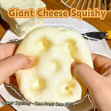 Cheese Pinch Squeeze Coconut Oil Handmade Ball Plastic Non Rebound Pinch Pinch Stress-Relief Squishy Party Party Gifts Souvenir - 6cm - View 6