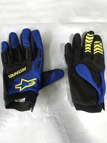 Alpinestars 摩托车手套 8 种颜色可选 触屏山地自行车 MX ATV MTB BMX 手套 全指越野摩托车赛车防护手套 男女通用 自行车骑行户外运动手套 - 彩色 - 查看 21