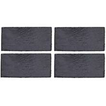 4 Pcs Natural Cheese Boards 10x5 In 25x12cm For Appetizer Cheese Dessert Tapas And Sushi Presentation In Wooden Finish With Rustic Aesthetic - Black - View 5