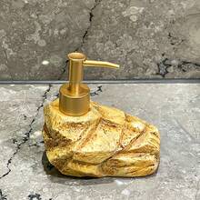 1 bình đựng xà phòng gốm sứ khảm kiểu cổ điển, không dùng điện, không chứa phthalate, kiểu dáng đứng độc lập, thích hợp cho phòng tắm khách sạn, phòng tắm vòi sen. - Loại đá A - Xem 5