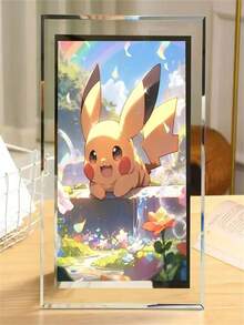 pokemon 宝可梦动漫周边，小智宝可梦桌面水晶相框，送朋友的礼物 - 彩色 - 查看 3