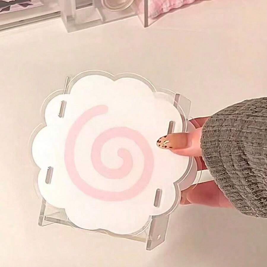 可爱粉色亚克力鱼形笔筒，精美桌面文具收纳盒，开学必备 - 魚餅 - 查看 1