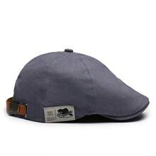 1pc Street Fashion Reversible Duck Bill Beret Cap, Versatile Hip Hop Visor Hat For Men, Suitable For Summer & Autumn,Beach,Holiday,Festival,Travel - A - View 13