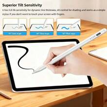 兼容 Apple Pencil,兼容 iPad Pro 13 英寸(第 11 代,M5/M4)、12.9 英寸 iPad Air 11 英寸(第 5 英寸,M3/M2)、iPad Pro 10 英寸(第 9 代,第 10 代,A16 处理器)、iPad mini 6 英寸(第 7 代)和 iPad Pro 10 英寸(第 9 代,第 10 代)、iPad ...7 代)和 iPad Pro 10 英寸(第 7 代)及 iPad Pro 10 英寸(第 9 代,第 10 代)、iPad Pro 10 英寸(第 9 代,第 10 代)、iPad Pro 10 英寸(第 7 代)及 iPad Pro 1 - 彩色 - 查看 4