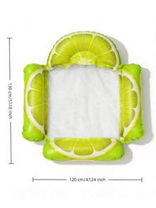 1/2pcs Inflatable Water Hammock Floating Chair, Fruit Shaped Adult Summer Swimming Pool And Beach Floating Device, Party Use, Perfect Summer Gift, Floating Lounge Chair, Multifunctional Water Hammock For Adult Vacation Fun And Relaxation - Multicolor - View 3