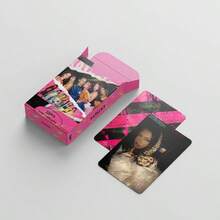 55件/盒 KATSEYE K-POP周边商品，SKZ限量版粉丝周边，应援礼品，照片卡，贴纸，节日礼物 - 彩色 - 查看 2