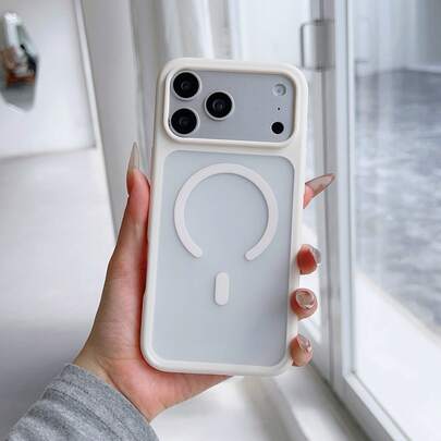 (Magnetic Phone Case) 2.0 Thick, Large Hole Skin-Friendly Magnetic, Matte Finish, Lightweight And Easy To Use, Compatible With IPhone 17 Pro Max/17E/AIR/17/17 Pro/16 Pro Max/16E/16 Plus/16/16 Pro/15/14/13/12/12 Pro