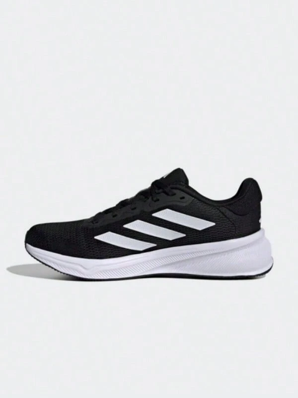 Adidas 阿迪达斯男子新款休闲舒适轻便跑步鞋 IH6007 - 黑與白 - 查看 1