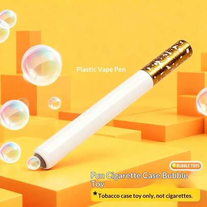 2026新款吹泡泡香烟玩具，长短款可选，便携式减压塑料香烟造型泡泡机 - 女孩玩具，复活节礼物，男孩礼物，情人节礼物（送给男友），软萌玩具，礼物，可爱小物，节日礼物推荐，生日礼物推荐，女孩玩具，情人节礼物推荐，礼物，完美礼物，情人节礼物（送给她），可爱小玩意