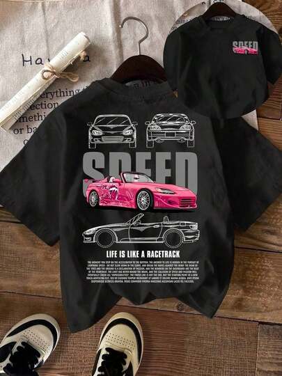 Una camiseta básica esencial para todo el año, adecuada para actividades diarias informales, una camiseta estampada de manga corta que se puede usar en cualquier situación: primavera, verano, otoño, invierno, vacaciones, visitas a amigos y familiares, con un estilo versátil y excelente calidad, camiseta de 200g 100% algodón premium.